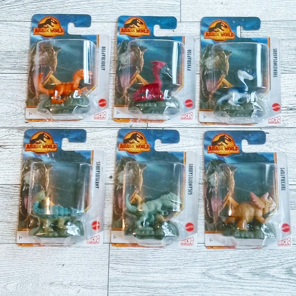 Jurassic World Dominion Mattel Micro Collection Dinosaur Figures